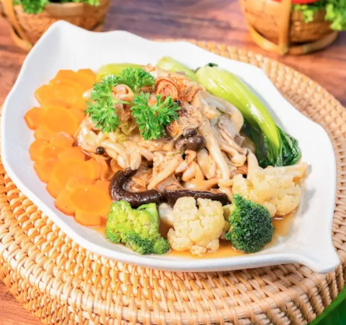 Hình ảnh Hủ Tiếu Xào Rau Nấm