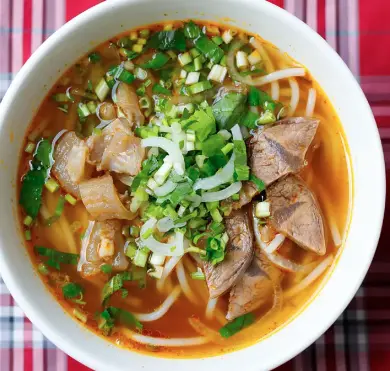 Hình ảnh Bún tái gân