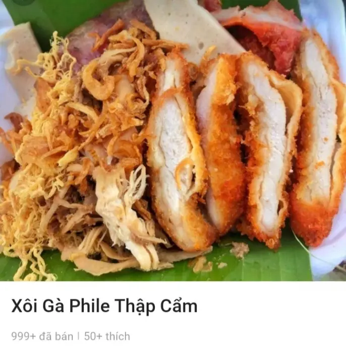 Hình ảnh Xôi gà phi lê thập cẩm