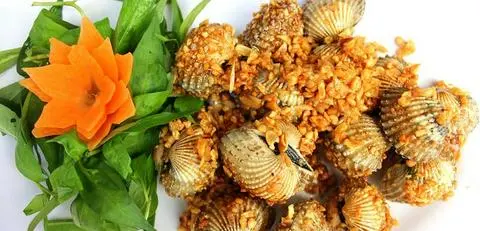 Hình ảnh Sò huyết xào tỏi