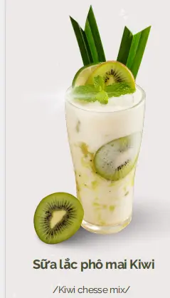 Hình ảnh Sữa lắc phô mai kiwi