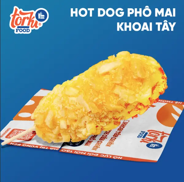 Hình ảnh HotDog Phô Mai Khoai Tây
