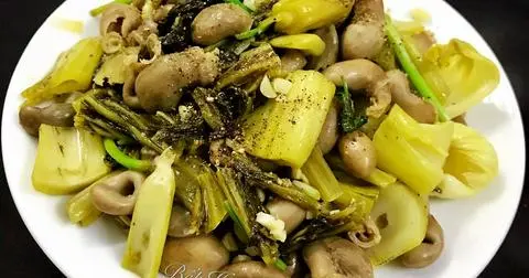 Hình ảnh Bao tử ếch xào cải chua