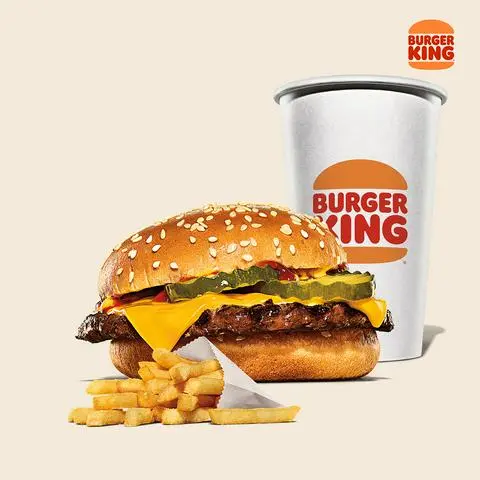 Hình ảnh Combo Burger Bò Phô Mai
