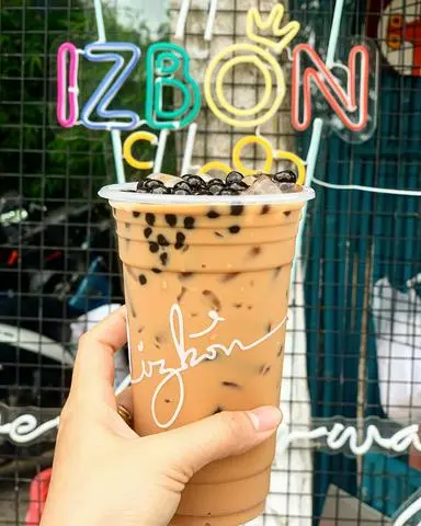 Hình ảnh Trà sữa đào latte