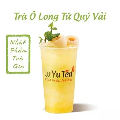 Hình ảnh Trà ô long tứ quý vải
