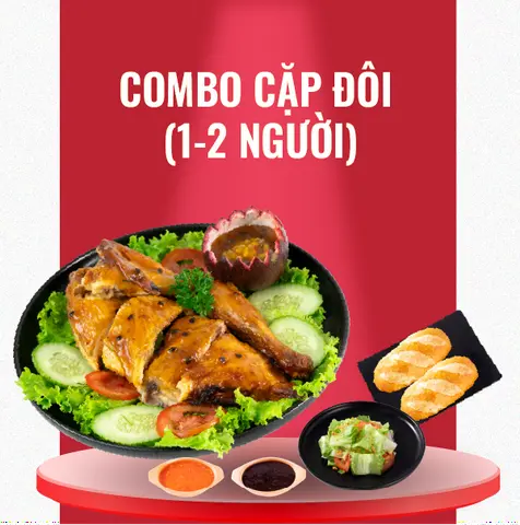 Hình ảnh Gà Nướng 1/2 Con - Ăn Kèm