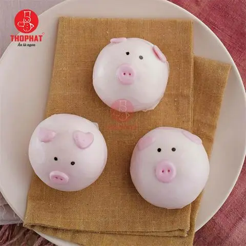 Hình ảnh Bánh bao tạo hình con heo