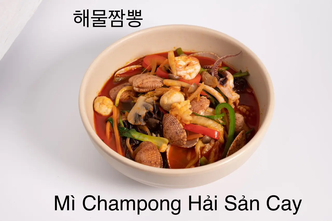 Hình ảnh Mì chambong hải sản cay