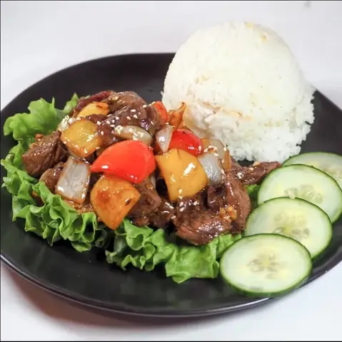 Hình ảnh Cơm bò sốt tiêu
