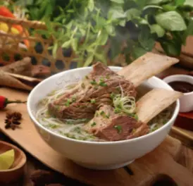 Hình ảnh Phở sườn bò