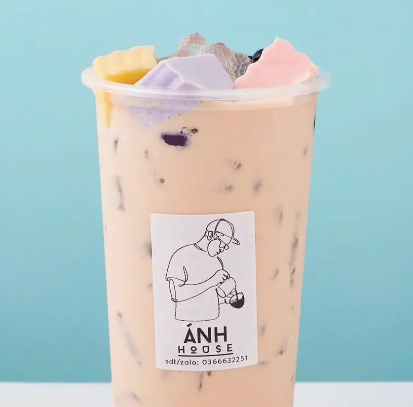 Hình ảnh Trà sữa truyền thống full topping