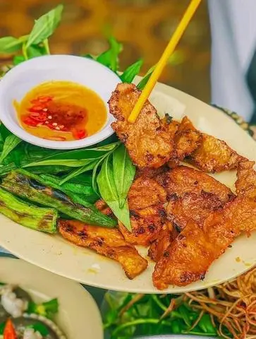 Hình ảnh Vú heo nướng