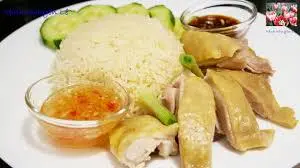 Hình ảnh Cơm gà hấp hành