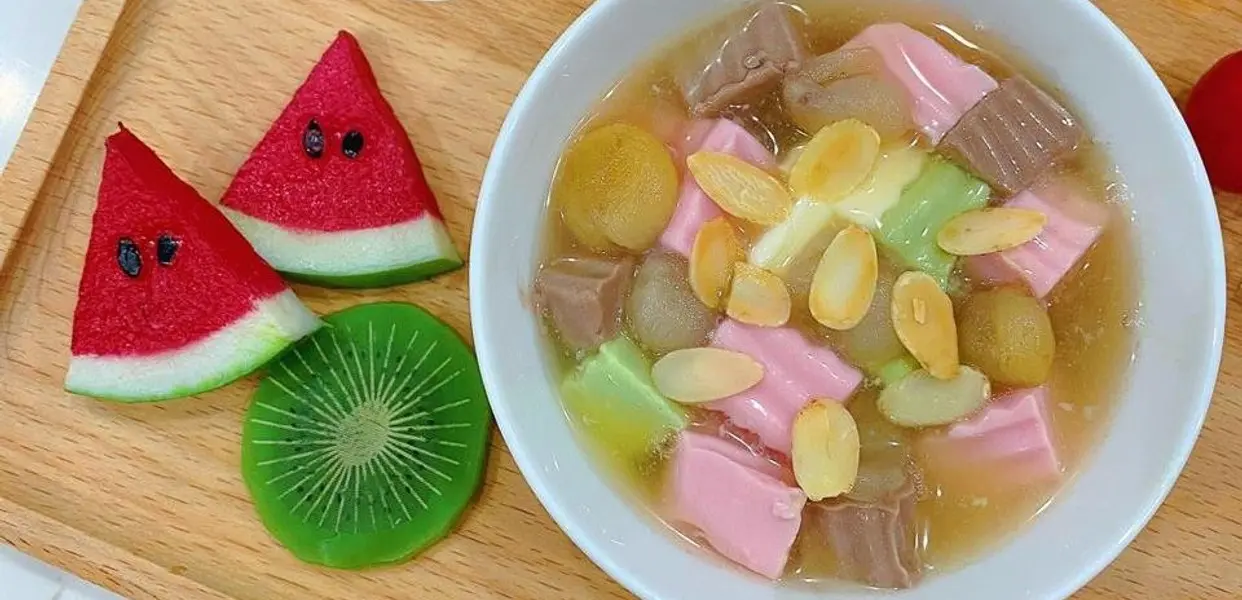 Hình ảnh Chè khúc bạch cầu vồng