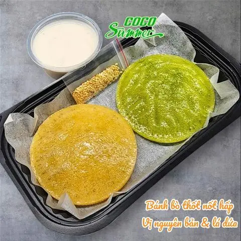 Hình ảnh Bánh bò hấp mix 2 vị - 2 cái