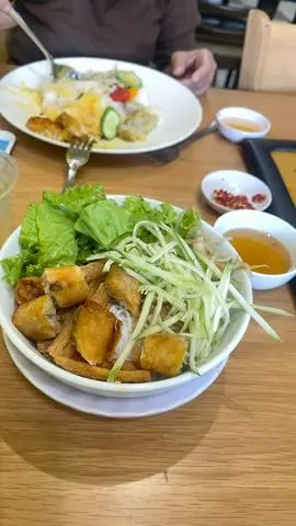 Hình ảnh Bún chả giò - Vegan spring roll and rice noodle