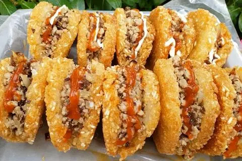 Hình ảnh Combo 10 xôi chiên thịt