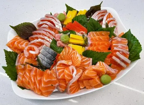 Hình ảnh Sashimi cá hồi