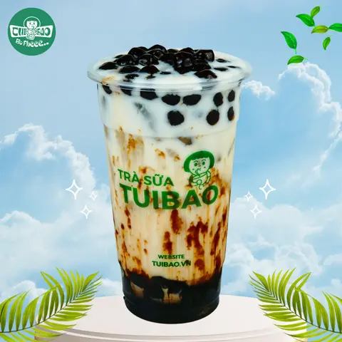 Hình ảnh Sữa tươi trân châu đường đen