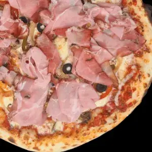Hình ảnh Pizza đùi heo muối và rau củ - Smoked prosciutto & veggies