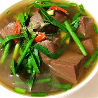 Hình ảnh Canh huyết hẹ