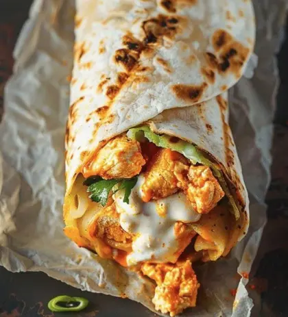 Hình ảnh Bánh Tacos gà phô mai