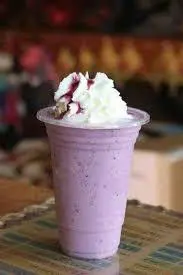 Hình ảnh Sữa chua việt quất đá xay - Blueberry yogurt frappé