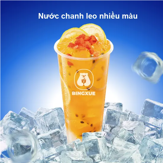 Hình ảnh Nước chanh leo nhiều màu
