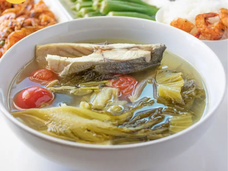 Hình ảnh Cá trê nấu cải chua