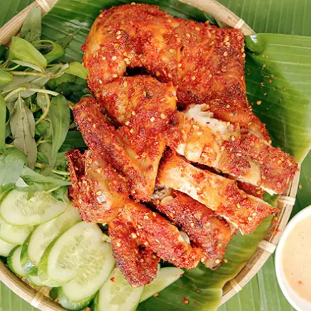 Hình ảnh Gà chia đôi