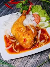 Hình ảnh Cơm gà chua cay