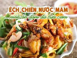 Hình ảnh Ếch tươi chiên mắm