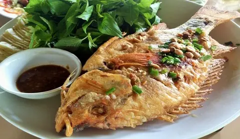 Hình ảnh Cá diêu hồng chiên giòn (không kèm cơm)