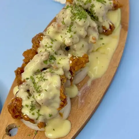 Hình ảnh Fillet đùi gà tắm fromages