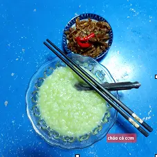 Hình ảnh Cháo cá cơm kho