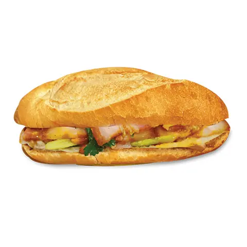 Hình ảnh Bánh mì xá xíu