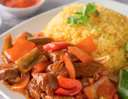 Hình ảnh Cơm bò lúc lắc
