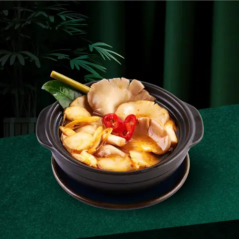Hình ảnh Nấm bào ngư hấp Thái