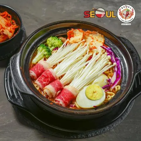 Hình ảnh Mì Kim Chi Bò Mỹ Trứng