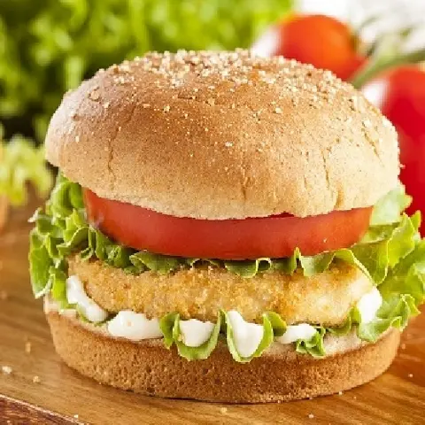 Hình ảnh Hamburger gà trứng
