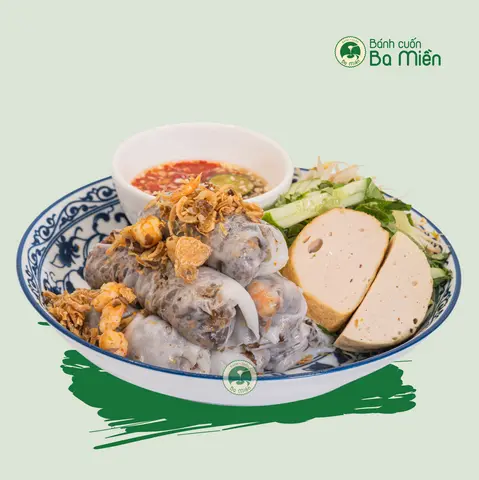 Hình ảnh Bánh cuốn nhân tôm lớn