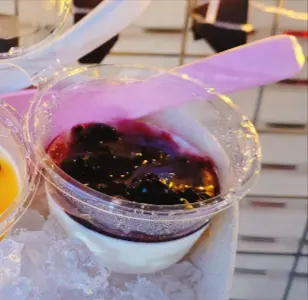 Hình ảnh Panna cotta việt quất