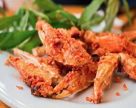 Hình ảnh Càng ghẹ rang muối