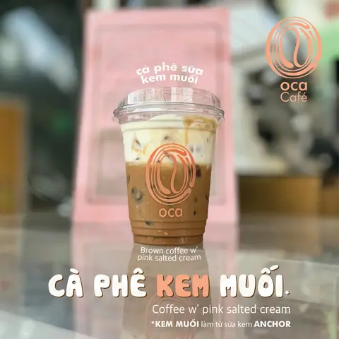 Hình ảnh Cà phê sữa kem muối