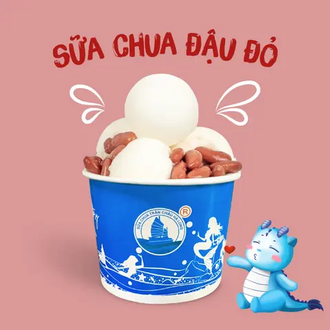 Hình ảnh Sữa chua đậu đỏ