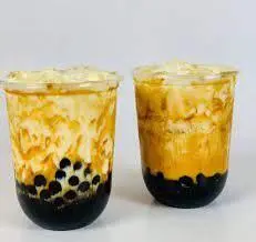 Hình ảnh Sữa tươi trân châu đường đen kem cheese