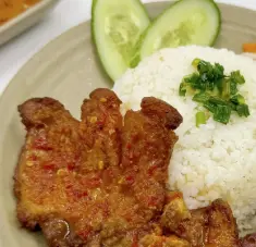 Hình ảnh Cơm sườn nướng