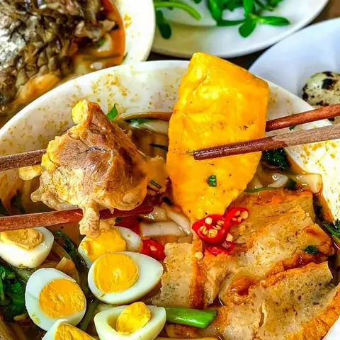 Hình ảnh Combo Bánh Canh Đầy Đủ + Rau Má