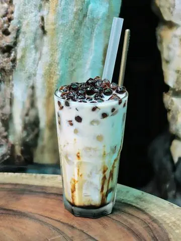 Hình ảnh Sữa tươi trân châu đường đen